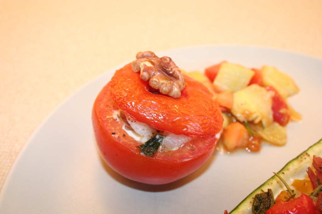Gefüllte Tomaten mit Nüssen und Schafkäse - Bigiis Blog | Bigiis Blog