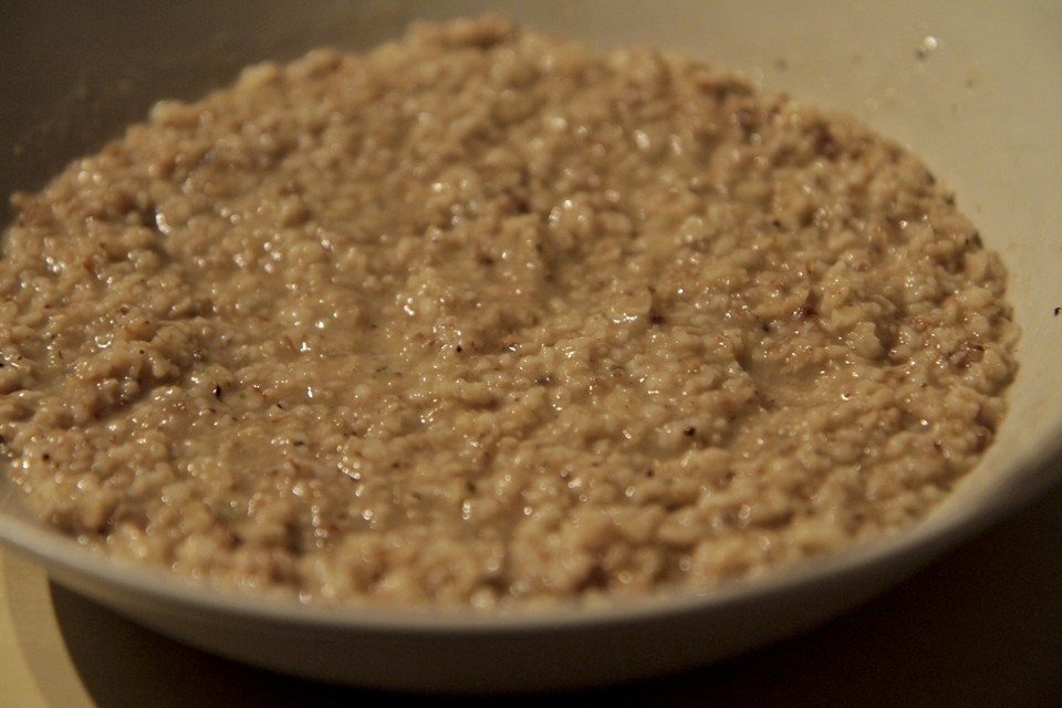 Schnelle Haferflocken Suppe