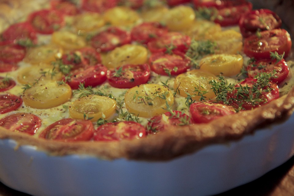 Tomaten-Ricotta-Tarte